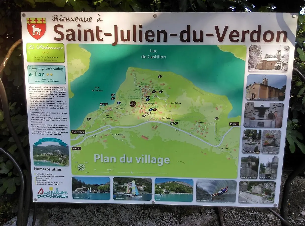 Camping du lac Saint-Julien-du-Verdon
